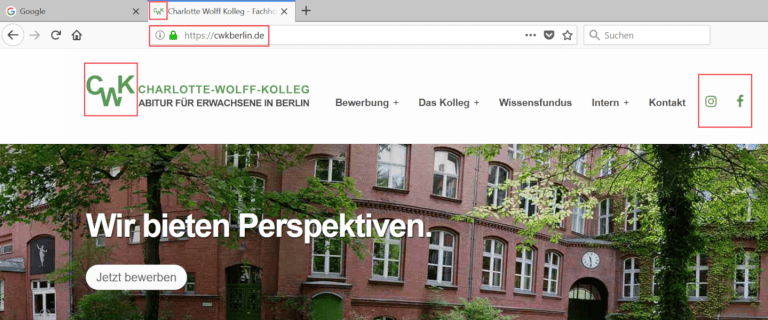 Homepage-Überarbeitung